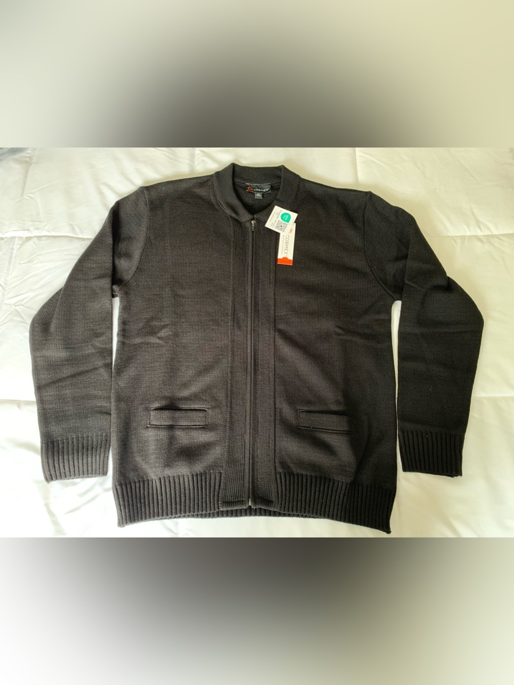 New with tags COBMEX unisex zip up sweater size S